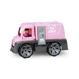 LENA: Truxx pink színű lószállító autó 1 figurával 29cm