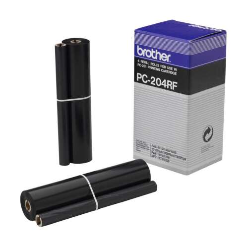 Brother PC-204RF Faxfilm-Nachfüllrollen, 4er Pack