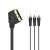Кабел Hama 205156 FIC AV SCART-3RCA, 1,5m, черен