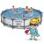 Piscina cu cadru metalic Bestway Steel Pro Max 427x84cm cu personaj de desene animate