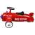 Goki vörös repülő bébitaxi, fém konstrukció gumi kerekekkel