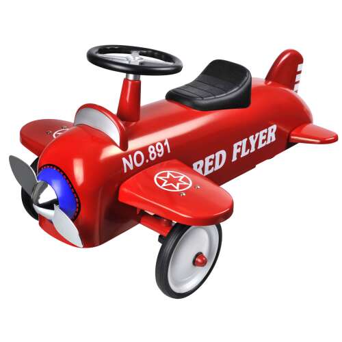 Goki Red Flyer Fém Kisautó - Repülőgép - 77cm