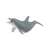 Papo Playful Dolphin Figurine, realistic grey dolphin toy for kids