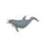 Papo Playful Dolphin Figurine, realistic grey dolphin toy for kids