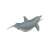 Papo Playful Dolphin Figurine, realistic grey dolphin toy for kids