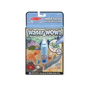 Melissa & Doug On The Go Water Wow! Under The Sea Water-Reveal Pad, 4 Reusable Boards & Refillable Water Pen, ages 3+ - Melissa & Doug