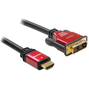 Delock HDMI to DVI Cable - 1.8m HDMI-A to DVI-D Adapter Cable - HDMI Adapter