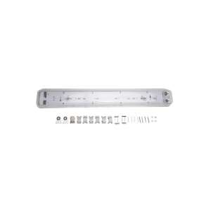 Iris Lighting JF6218 T8 LED водоустойчив осветител, 60cm, IP65, преден изглед - Iris
