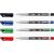 Stabilo Write-4-all permanent markers set, fine point, assorted colors