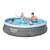 Familie genießt den Bestway Fast Set 396 x 84 cm aufblasbaren Pool