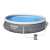 Bestway Fast Set 396 x 84 cm aufblasbarer Pool, rund, grau, mit Filterpumpe