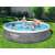 Family enjoying Bestway Fast Set 396 x 84 cm inflatable pool
