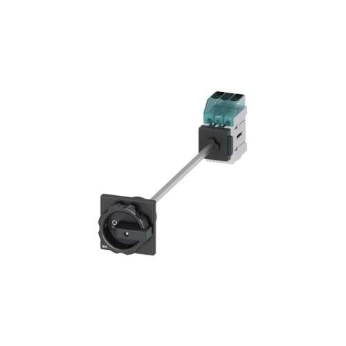 Siemens 3LD3448-0TK51 22kW fekete kar főkapcsoló tengellyel szerelő lapra