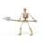 Papo glow-in-the-dark skeleton figure with axe, medieval fantasy toy