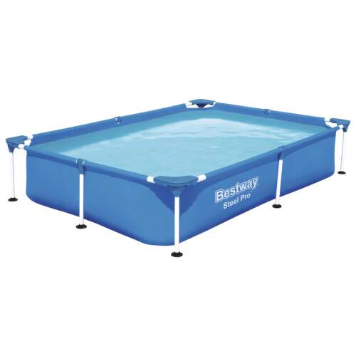 Bestway Steel Pro Fémvázas Medence - 221x150x43 cm
