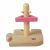 Hape Creative Peg Puzzle piece, pink triangle