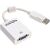 Delock 61766 biały adapter displayport męski &gt; VGA 15 pin żeński 85841528