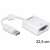 Adapter Delock DisplayPort na VGA, biały, kabel 22,5cm