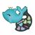 Clementoni Crazy Chic Delfines sminkpaletta