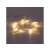 LED csillag fénydekoráció, meleg fehér, 18x18cm, elemmel működő