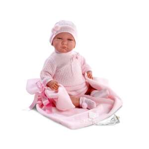 Lala síró kislány újszülött baba takaróval 40 cm 57093991 LLorens Babák