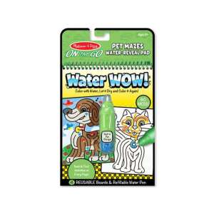 Útvesztő rajzolás vízzel kreatív játék - Melissa & Doug 85108720 Foglalkoztató füzet, kifestő-színező