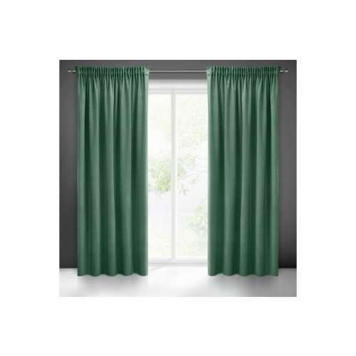 Sibel Pierre Cardin menta színű bársony függönyök, ablakon lógnak