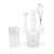 Set blender de mână Nedis KAHB120CWT 4 în 1, alb, cu tocător, tel și pahar