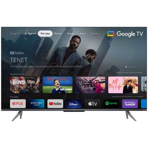 TCL 43C735 4K UHD Google Smart QLED Televízió, 108 cm