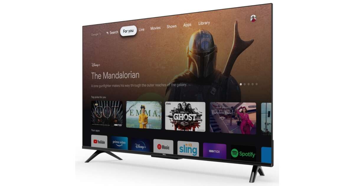 TCL 43P635 43 4K GoogleTV | Pepita.com