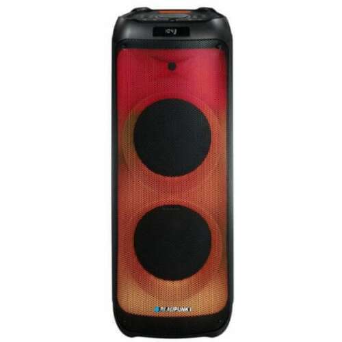 Blaupunkt PB12DB tragbarer Bluetooth-Lautsprecher mit LED-Licht, schwarz