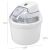 Clatronic ICM 3764 Ice cream maker, sorbet and frozen yoghurt making, double-walled cold reservoir, up to 1500 ml ice cream, White 57118615