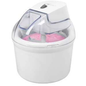 Clatronic ICM 3764 Ice cream maker, sorbet and frozen yoghurt making, double-walled cold reservoir, up to 1500 ml ice cream, White