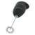 Clatronic MS 3089 Milk Frother, Black, Battery Operated, for Cappuccino, Latte, Cocktails, Salads