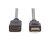 Digitus HDMI - HDMI hosszabbító kábel, 5m, fekete, csatlakozók közeli képe