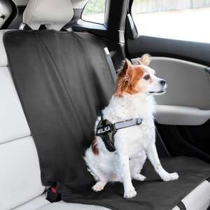 Kabapet single seat pet car cover, black, waterproof, non-slip, protects car seats from scratches, dirt, and hair - InnovaGoods