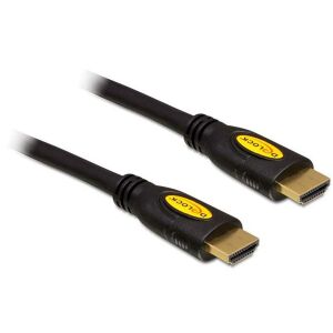 Delock HDMI kábel csatlakozó közelről, aranyozott érintkezők - HDMI kábel