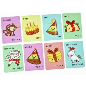 Kolač, pečat, taco, pizza, poklon - kartaška igra na mađarskom jeziku 57122598 - Asmodee