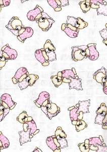 Baby Bruin Kifogó 90x100cm - Maci #rózsaszín 31407474 Fürdőlepedők, törölközők, kifogók