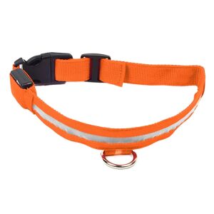 Zgarda iluminata cu LED Orange, pentru caine sau pisica, AVX-AG232C 134188610 - Coliere pentru animale de companie
