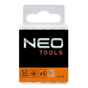 NEO PZ2 1/4 inch screwdriver bits, 20 pack - Bit head