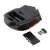 ATL wireless gaming mouse, bottom view, black and silver