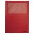 Leitz A4 ablakos karton piros mappa 80107943