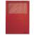 Leitz A4 piros ablakos mappa, dokumentumok tárolására és rendezésére