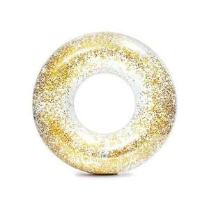 Intex Glitter Áttetsző úszógumi, 1.2m, arany csillogás - Felnőtt úszógumi
