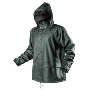 NEO XXXL/58 green waterproof raincoat, PU/PVC, rain jacket, workwear, outdoor - Raincoat