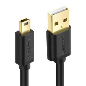 Kabel UGREEN 10355B USB 2.0, czarne, 1 metr, mini USB do USB A - Ugreen Kabel USB