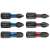 Graphite 6 piece impact driver bit set, PH1, PH2, PH3, PZ1, PZ2, PZ3