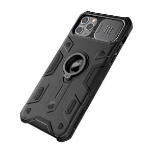 Nillkin CamShield Armor tok iPhone 11 Pro-hoz, fekete, védőtok csúszó kamerafedéllel és gyűrűs tartóval - Nillkin