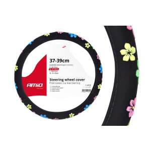 Amio Lenkradbezug mit bunten Blumen, 37-39 cm - AMiO